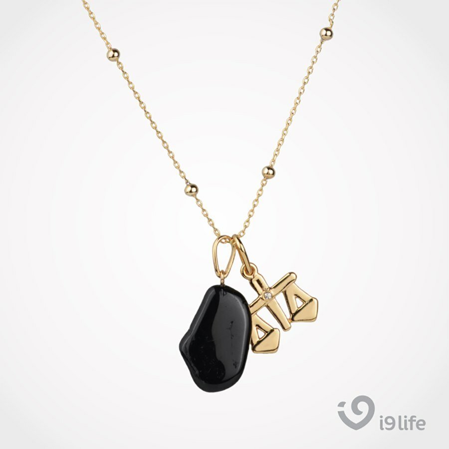 large-637735329603482978-819624.jpg Colar De Pedra E Pingente Signo Libra I9life - Imagem 1