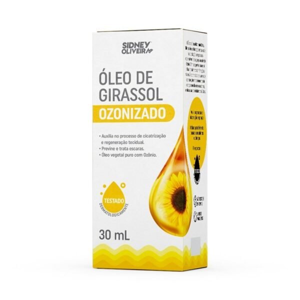 Óleo De Girassol Ozonizado Sidney Oliveira 30ml