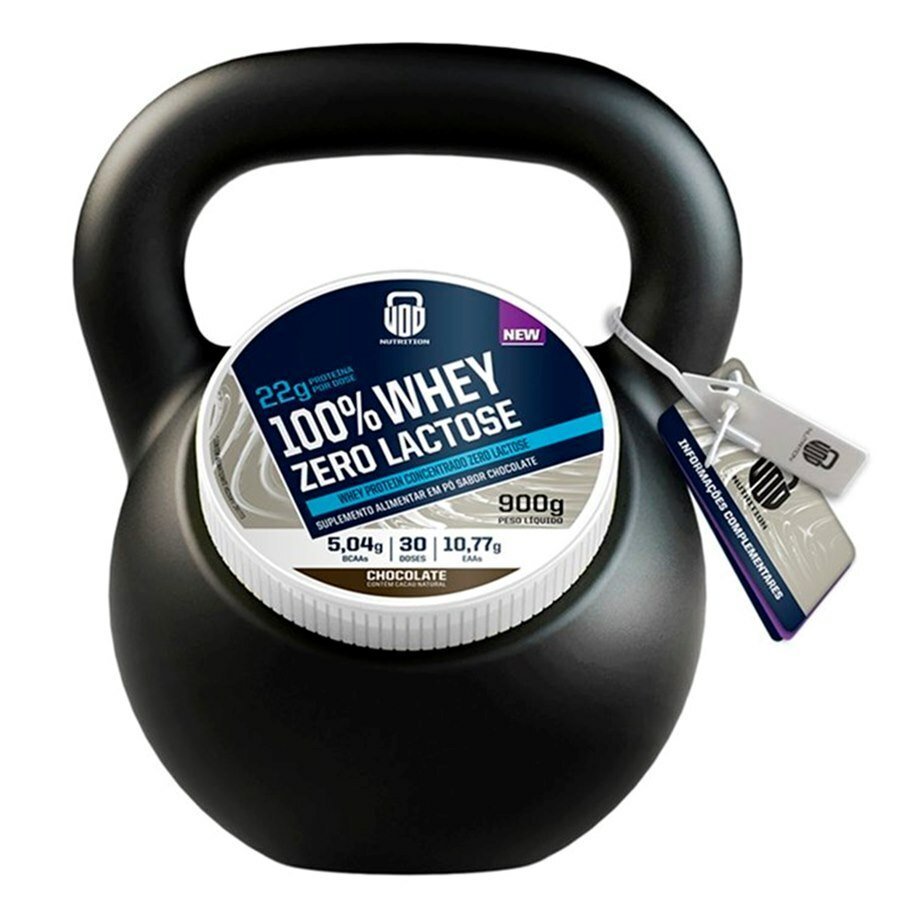 Whey Protein Zero Lactose Wod Nutrition Chocolate 900g