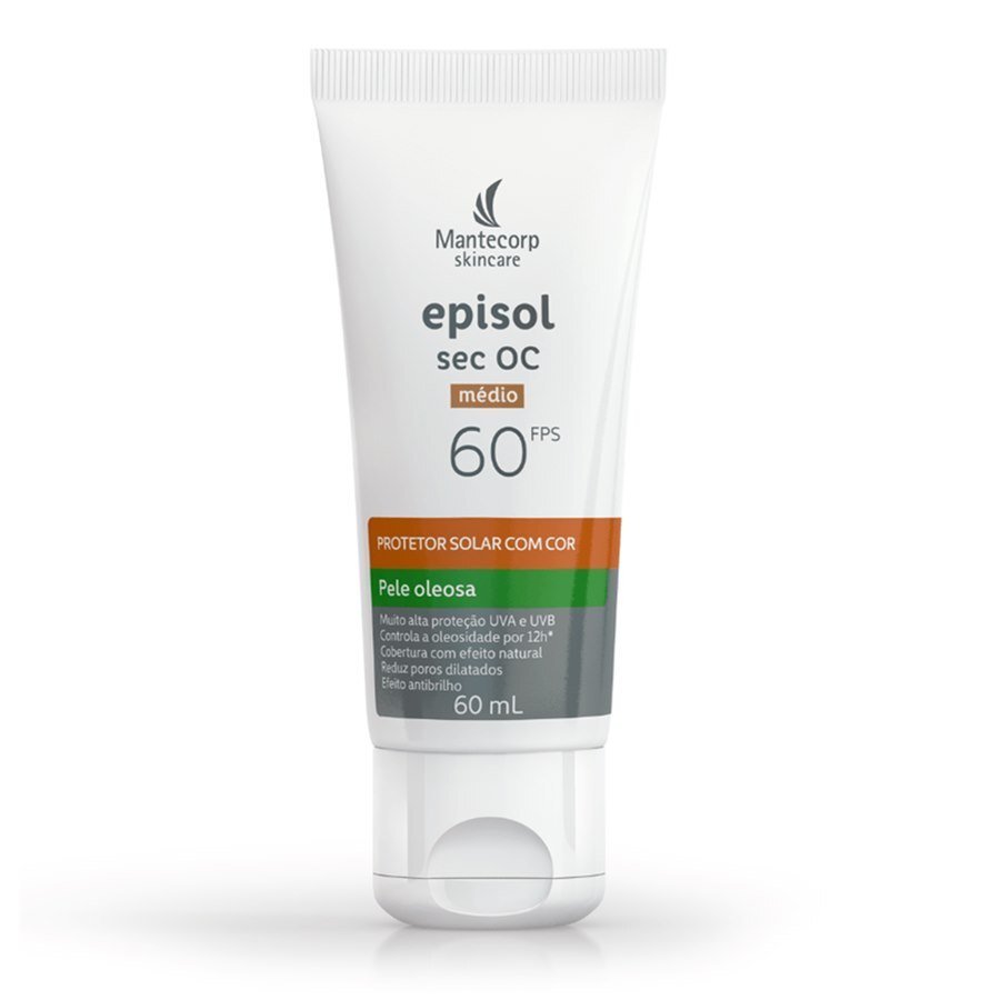 Protetor Solar Episol Sec Oc Fps60 Médio 60ml