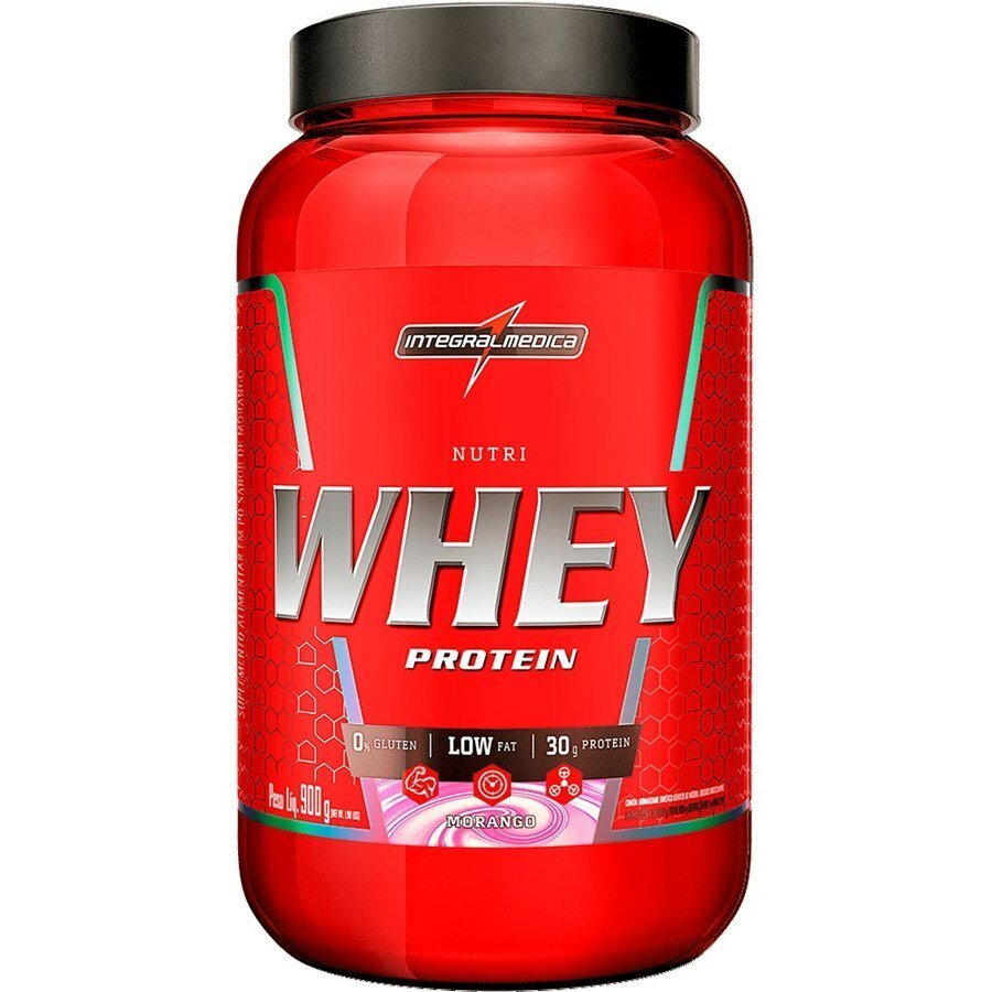 large-638664334027130087-828687-1.jpg Nutri Whey Sabor Morango Pote 900g - Imagem 1