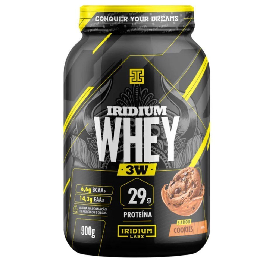 large-638908015559497919-831075.jpg Whey Protein 3w Sabor Cookies Iridium Labs 900g - Imagem 1