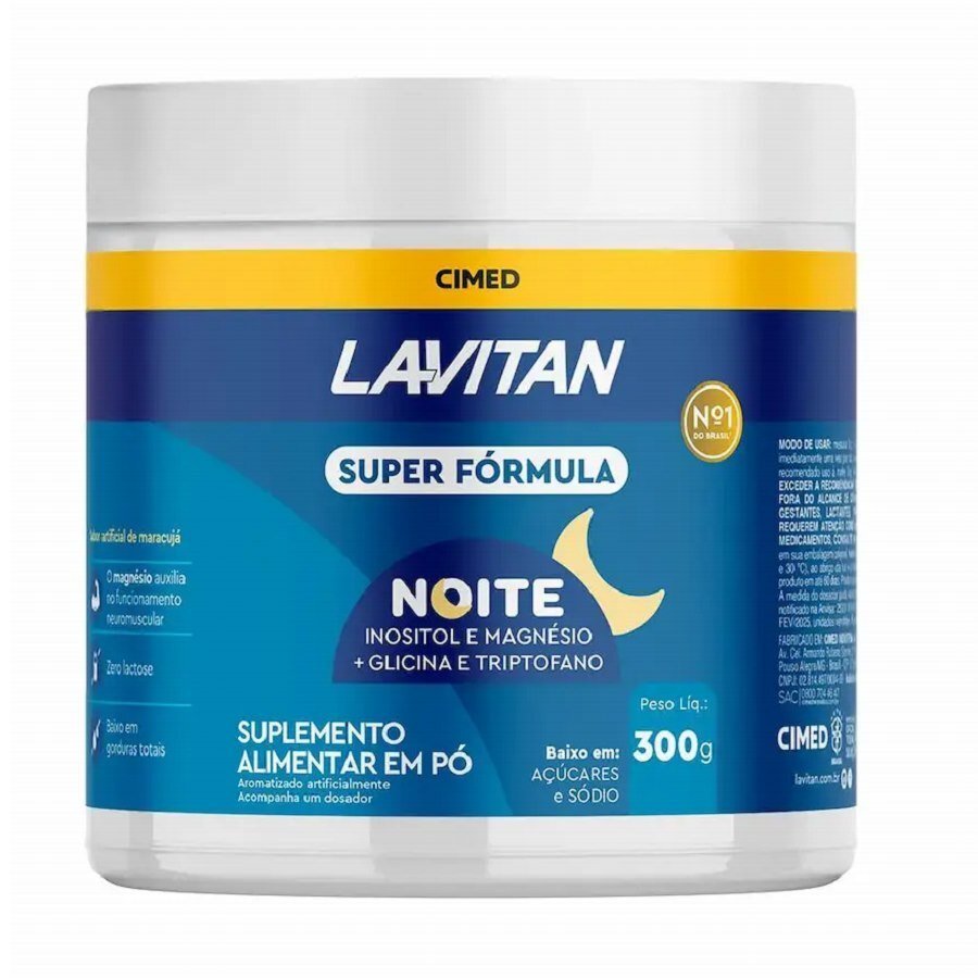 Lavitan Super Fórmula Noite Maracujá 300g
