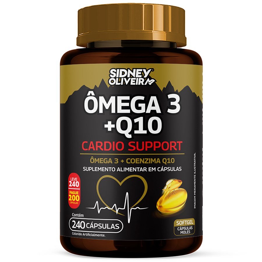 Ômega 3 + Q10 Cardio Support Leve 240 Pague 200 Cápsulas