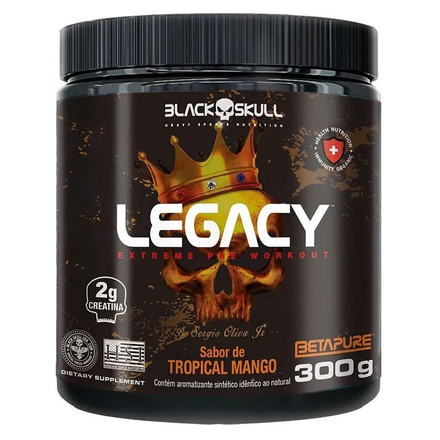 large-639088285570015930-831503.jpg Pré-Treino Black Skull Legacy Tropical Mango 300g - Imagem 1